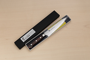 Sakai Takayuki 33-layer Damascus VG10 Petty knife 150mm (6 ") Spanish Mahogany handle