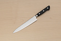 Tetsuhiro Super Gold 2 (SG2) Petty knife 150 Black paper micarta - Knife-Life - Best Japanese Knife Store