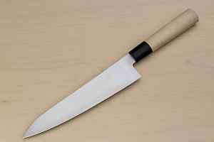 Sakai Takayuki AUS8 Gyuto knife 240mm (9.5 ") Magnolia/Buffalo horn handle