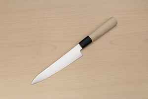 Sakai Takayuki AUS8 Petty knife 150mm ( 6 ") Magnolia/Buffalo horn handle