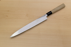 Sakai Genkichi White steel 2 Yanagiba 270 (10.6) Magnolia Wood handle with buffalo horn