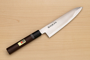 Goko Hamono Mandai Kogetsu Gyuto knife Korikin steel 210 mm (8.3") Rosewood handle