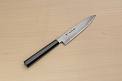 Sakai Takayuki Silver steel 3 Petty knife 150mm ( 6 ") Ebony/Buffalo horn handle - Knife-Life - Best Japanese Knife Store