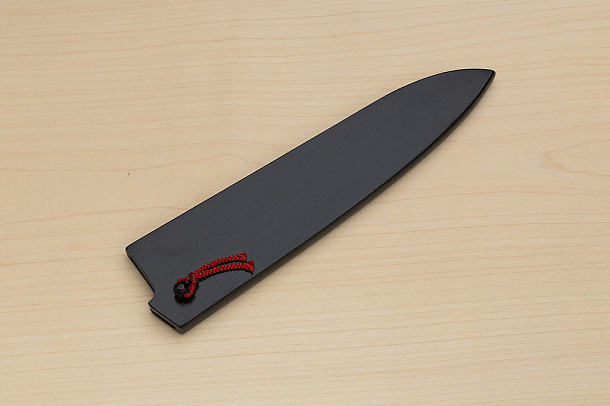 Kagekiyo Black wooden sheath for Gyuto knife  210mm (8.3") lacquered with Urushi