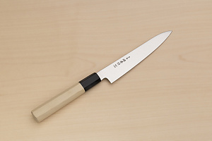 Sakai Takayuki Bohler Uddeholm Petty knife 150mm ( 6 ") Magnolia/Buffalo horn handle