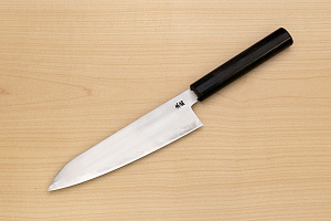 Goko Hamono Musashinokuni Kogetsu SK85 Gyuto knife 210mm (8.3") Rosewood handle