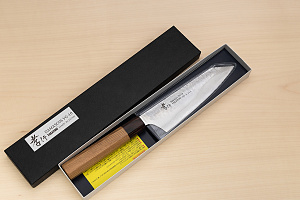 Sakai Takayuki 33-layer VG10 Damascus Bunka knife 160mm ( 6.3 ") Keyaki (Japanese Elm) handle