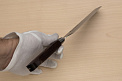 Sakai Takayuki 33-layer Damascus VG10 Nakiri vegetable knife 160mm ( 6.3 ") Spanish Mahogany handle - Knife-Life - Best Japanese Knife Store
