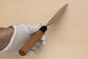 Sakai Takayuki 33-layer VG10 Damascus Santoku knife 170mm ( 6.7 ") Keyaki (Japanese Elm) handle