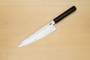 Goko Hamono Musashinokuni Kogetsu SK85 Gyuto knife 240mm (9.5") Rosewood handle