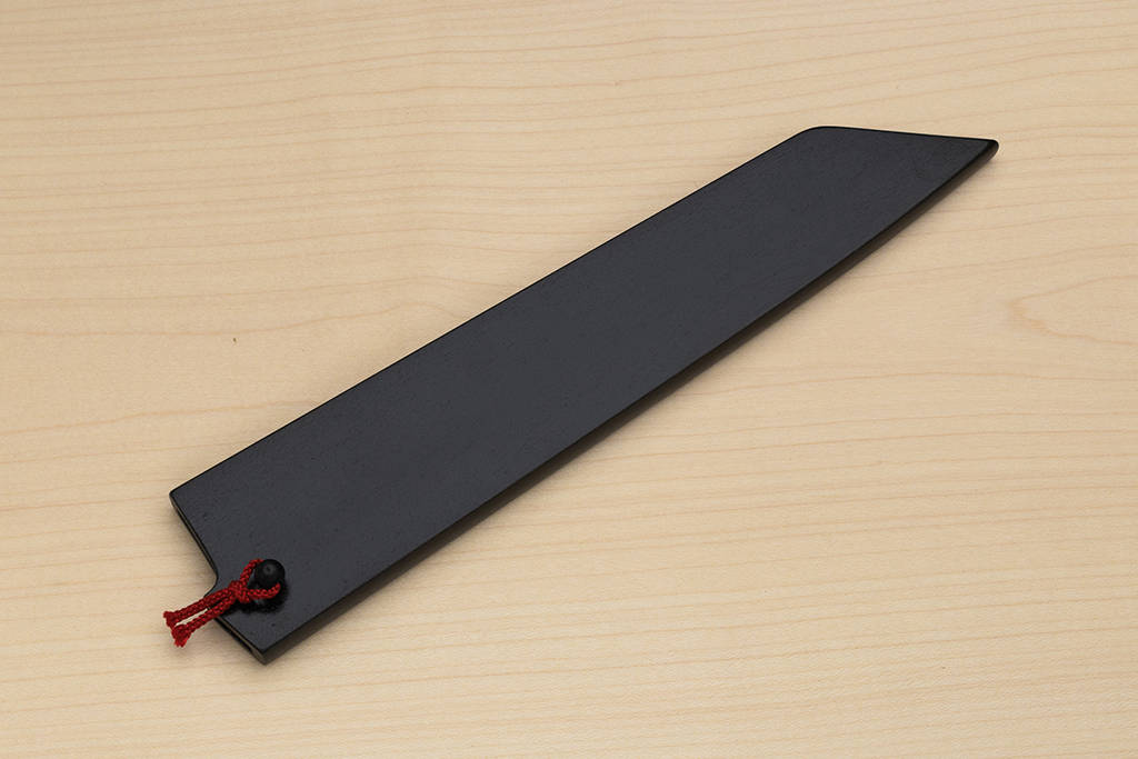 Kagekiyo Black wooden sheath for Kiritsuke knife 240mm (9.5") lacquered with Urushi - Knife-Life - Best Japanese Knife Store