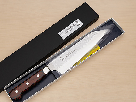 Sakai Takayuki 33-layer Damascus VG10 Gyuto knife 190mm ( 7.5 ") Spanish Mahogany handle