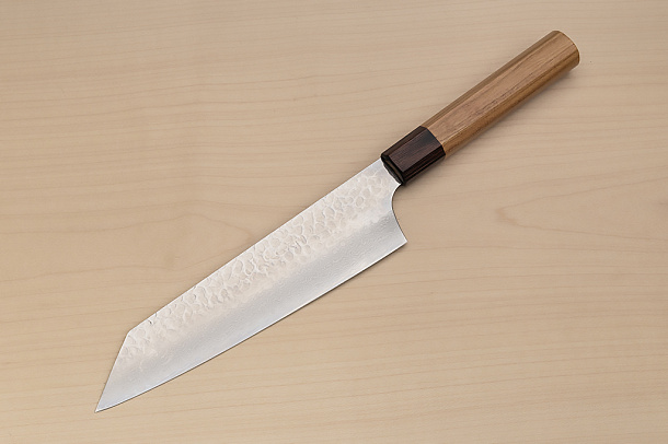 Sakai Takayuki 33-layer VG10 Damascus Kengata Gyuto knife 190mm (7.5 ") Keyaki (Japanese Elm) handle