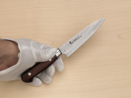 Sakai Takayuki 33-layer Damascus VG10 Petty knife 120mm ( 4.8 ") Spanish Mahogany handle