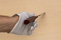 Sakai Genkichi Warikomi White steel 3 Petty knife 150mm (4.8) Magnolia Wood with  Negoro-Nuri Urushi Lacque - Knife-Life - Best Japanese Knife Store