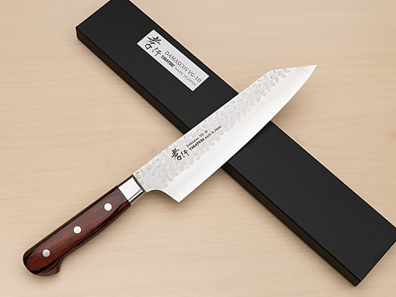 Sakai Takayuki 33-layer Damascus VG10 Gyuto knife 190mm ( 7.5 ") Spanish Mahogany handle