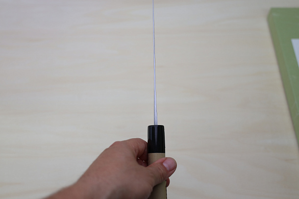 Miki White steel 2 Usuba Knife 190mm (7.49") Magnolia Wood Handle