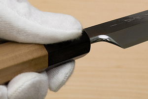 Sakai Genkichi Blue steel 2 Yanagiba Sashimi Knife 300 (11.8) Magnolia Wood handle with buffalo horn