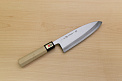 Sakai Genkichi Blue steel 2 Deba Knife 180mm Magnolia Wood handle with buffalo horn
