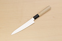 Sakai Takayuki Bohler Uddeholm Petty knife 150mm (6 ") Magnolia/Buffalo horn handle - Knife-Life - Best Japanese Knife Store