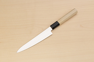 Sakai Takayuki Bohler Uddeholm Petty knife 150mm (6 ") Magnolia/Buffalo horn handle