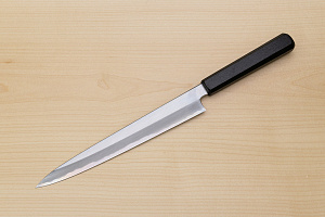 Kagekiyo White Steel 2 Sujihiki knife 240mm (9.5") Magnolia Wood Urushi lacquer handle