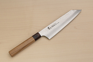 Sakai Takayuki 33-layer VG10 Damascus Kengata Gyuto knife 190mm (7.5 ") Keyaki (Japanese Elm) handle