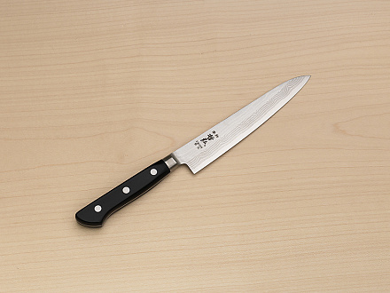Tetsuhiro VG10 Petty knife 150mm (6") Black paper micarta