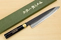 Sakai Genkichi Kurouchi Warikomi White steel 2 Gyuto knife 240mm (9.4") Magnolia Wood with Akebono-Nuri Urushi Lacque - Knife-Life - Best Japanese Knife Store