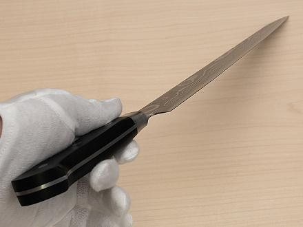Tetsuhiro VG10 Sujihiki knife 270mm (10.7") Black paper micarta