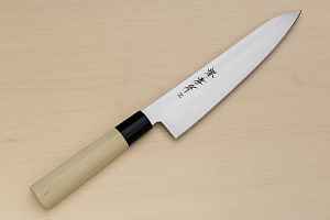 Sakai Takayuki AUS8 Gyuto knife 240mm (9.5 ") Magnolia/Buffalo horn handle