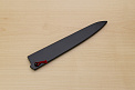 Kagekiyo Black wooden sheath for Sujihiki 240mm (9.5") lacquered with Urushi  - Knife-Life - Best Japanese Knife Store