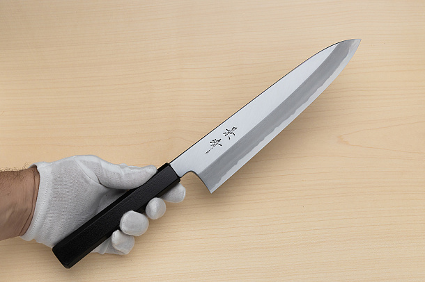 Kagekiyo White steel 2 Gyuto knife 240mm (9.5") Magnolia Wood Urushi lacquer handle