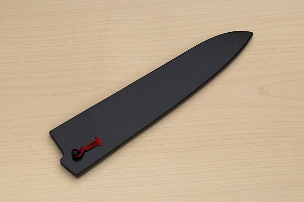 Kagekiyo Black wooden sheath for Gyuto knife 240mm (9.5") lacquered with Urushi