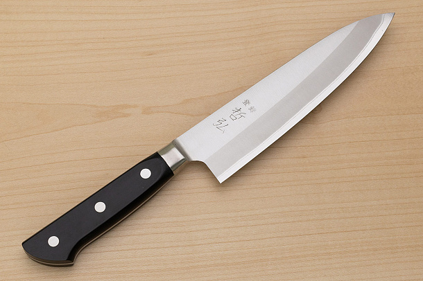 Tetsuhiro Blue steel 2 Gyuto knife 175mm (6.9") Black paper micarta Tetsuhiro Blue steel 2 Gyuto knife 175mm (6.9") Black paper micarta