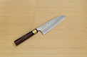 Sakai Genkichi Warikomi AUS8 Santoku knife 180mm (7.1) Magnolia Wood with  Negoro-Nuri Urushi Lacque - Knife-Life - Best Japanese Knife Store