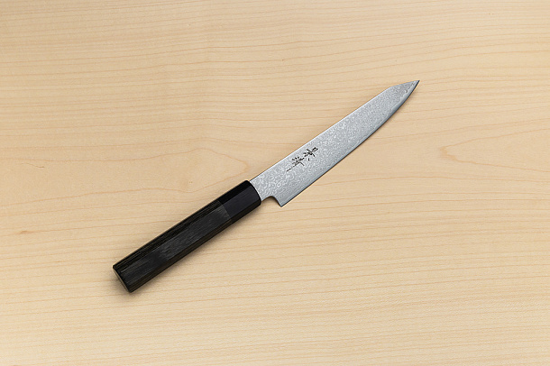 Kagekiyo VG10 Damascus Petty knife 150mm (6") Wood micarta