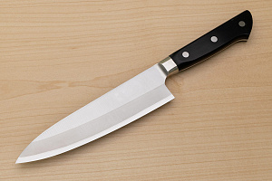 Tetsuhiro Blue steel 2 Gyuto knife 175mm (6.9") Black paper micarta