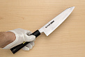 Goko Hamono Musashinokuni Kogetsu SK5 Gyuto knife 210mm Rosewood handle - Knife-Life - Best Japanese Knife Store