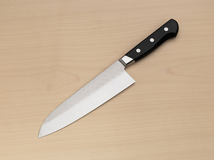 Sakai Takayuki Blue Steel 2 Santoku knife 180mm ( 7.1 ") Packer Wood handle