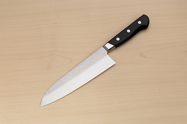Sakai Takayuki Blue Steel 2 Santoku knife 180mm ( 7.1 ") Packer Wood handle Sakai Takayuki Blue Steel 2 Santoku knife 180mm ( 7.1 ") Packer Wood handle