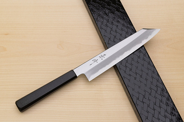 Kagekiyo White Steel 2 Kiritsuke knife 210mm (8.3") Magnolia Wood Urushi lacquer handle