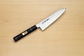 Goko Hamono Shimosanokuni Kogetsu White steel 1 Hon-yaki Gyuto knife 210 mm (8.3") Rosewood handle - Knife-Life - Best Japanese Knife Store