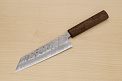 Hokiyama Ginga San-mai Silver steel 3 Bunka 170mm (6.7") Elongated Octagonal Walnut Handle - Knife-Life - Best Japanese Knife Store