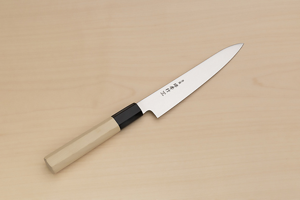 Sakai Takayuki Bohler Uddeholm Petty knife 150mm ( 6 ") Magnolia/Buffalo horn handle