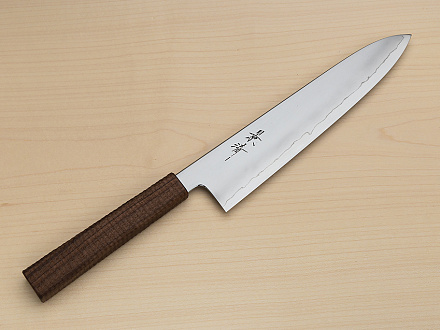 Kagekiyo Silver steel 3 Gyuto knife 240mm (9.5") Walnut handle (hand carved)