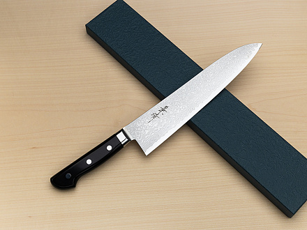 Kagekiyo VG10 Damascus Gyuto knife 240mm (9.5") Micarta handle