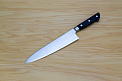 Tetsuhiro Blue Super Gyuto knife 210mm (8.3") Black paper micarta - Knife-Life - Best Japanese Knife Store