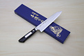 Miki VG10 35 Layers Damascus Gyuto knife 180mm (7.09") Black Pakkawood handle - Knife-Life - Best Japanese Knife Store