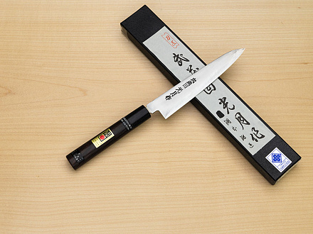 Goko Hamono Musashinokuni Kogetsu SK85 Petty knife 150mm (5.91") Rosewood handle